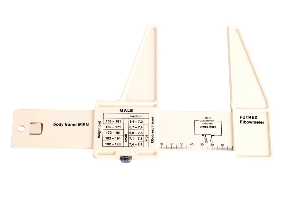 Antropómetro para ancho de codo marca FUTREX modelo ELBOWMETER.  