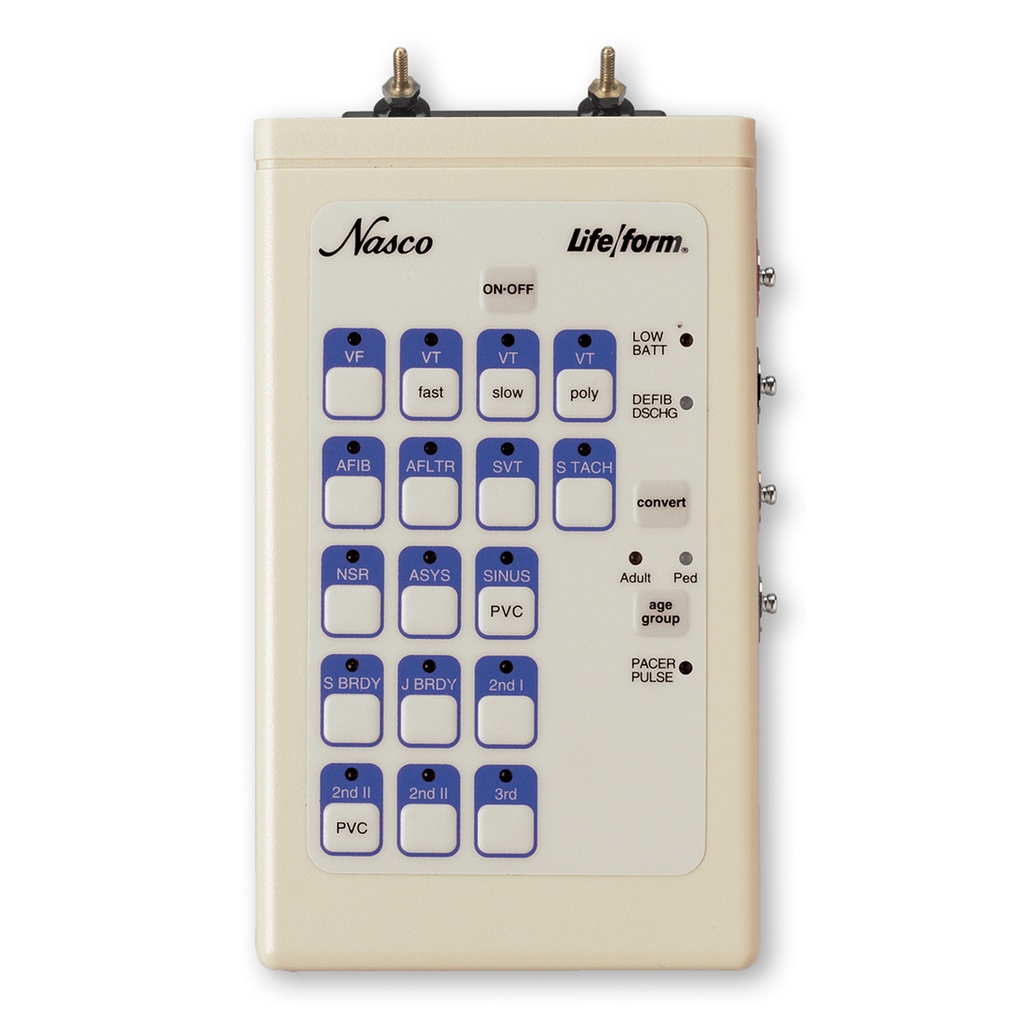 SIMULADOR DE ECG INTERACTIVO MCA.  NASCO HEALTHCARE MOD.  
