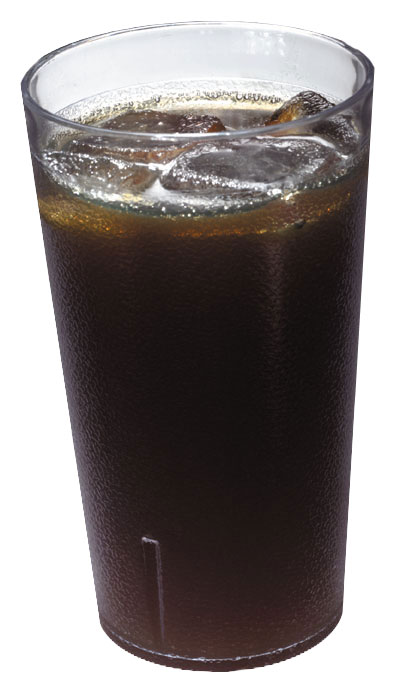 Refresco de cola con hielo, 1 vaso (360 ml)