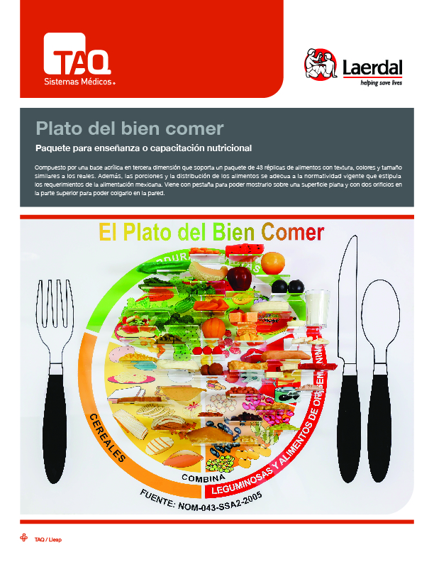 Plato del bien comer chico (Sin Réplicas)
