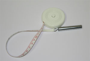 [M-22C] Cinta antropométrica de fibra de vidrio, Blue Jay con escala de 0 a 180 cm