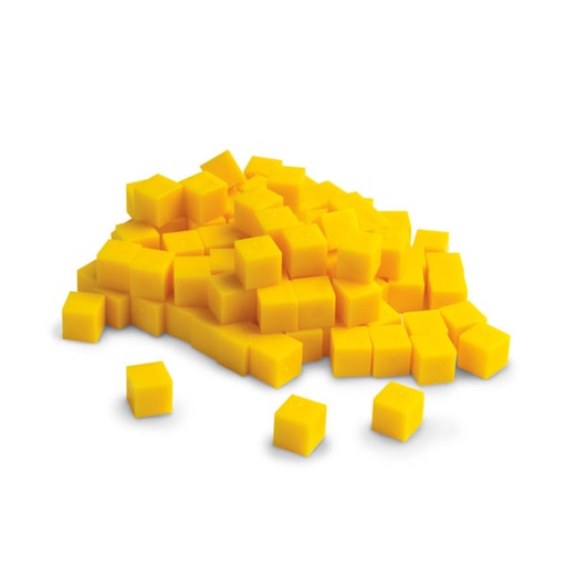 [TB17349HR] Cubos amarillos, 100 PZAS
