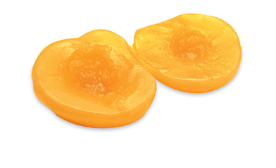 [W05654] Duraznos enlatados, 2 mitades (5 cm) diámetro