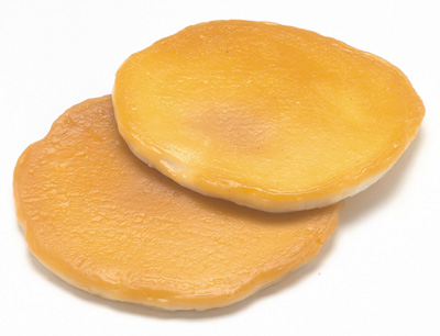 [W07407] Hotcakes 2 piezas, 10 cm de diámetro 2 oz. (54 gr)