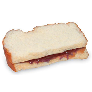 [WA24916] Sandwich de crema de cacahuate y mermelada