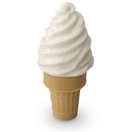 [WA29103] Helado suave en cono, (155 gr) de helado, (7 gr) de cono